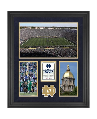 Notre Dame Fighting Irish Notre Dame Stadium Framed 20'' x 24'' 3-Opening Collage
