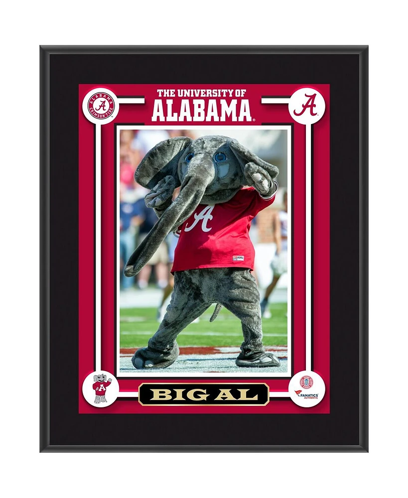 Alabama Crimson Tide Big Al Mascot 10.5'' x 13'' Sublimated Plaque