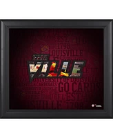 Louisville Cardinals Framed 15'' x 17'' Team Heritage Collage