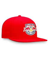 Men's Fanatics Red New York Red Bulls Emblem Snapback Hat