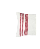 Morgan Ruby Woven Throw Pillow