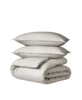 Bare Home Double Brushed Duvet Cover Set Queen