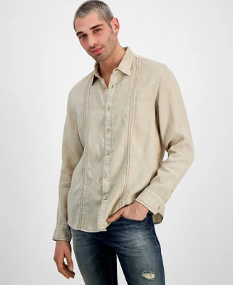 Guess Men's Regular-Fit Island Linen Shirt