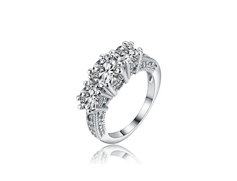 Hollywood Sensation One Half Carat Cubic Zirconia Ring