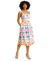 Maggy London Women's Floral-Print Fit & Flare Dress