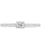 4-Pc. Set Cubic Zirconia Mixed-Cut Bezel & Claw Stack Rings
