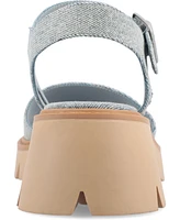 Journee Collection Women's Tillee Treaded Outsole Platform Sandals
