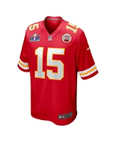 Men's Nike Patrick Mahomes Red Kansas City Chiefs Super Bowl Lviii Game Jersey