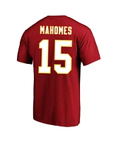 Men's Fanatics Patrick Mahomes Red Kansas City Chiefs Super Bowl Lviii Big and Tall Player Name and Number T-shirt