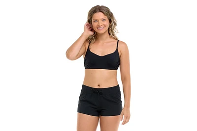 Women's Cropped Top with Elastic Band