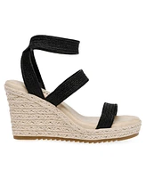 Anne Klein Women's Wonder Elastic Strap Wedge Sandals