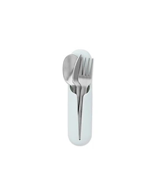 w&p Set of 4 Stainless Steel and Silicone Utensil