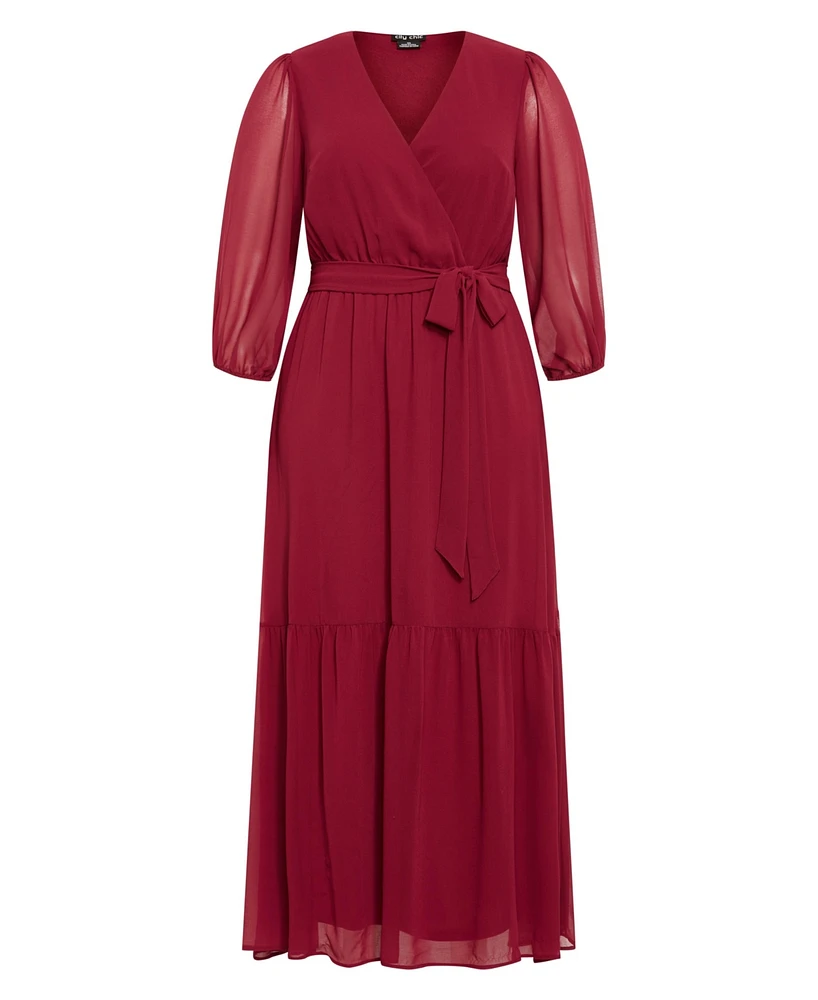 City Chic Plus Charlie Maxi