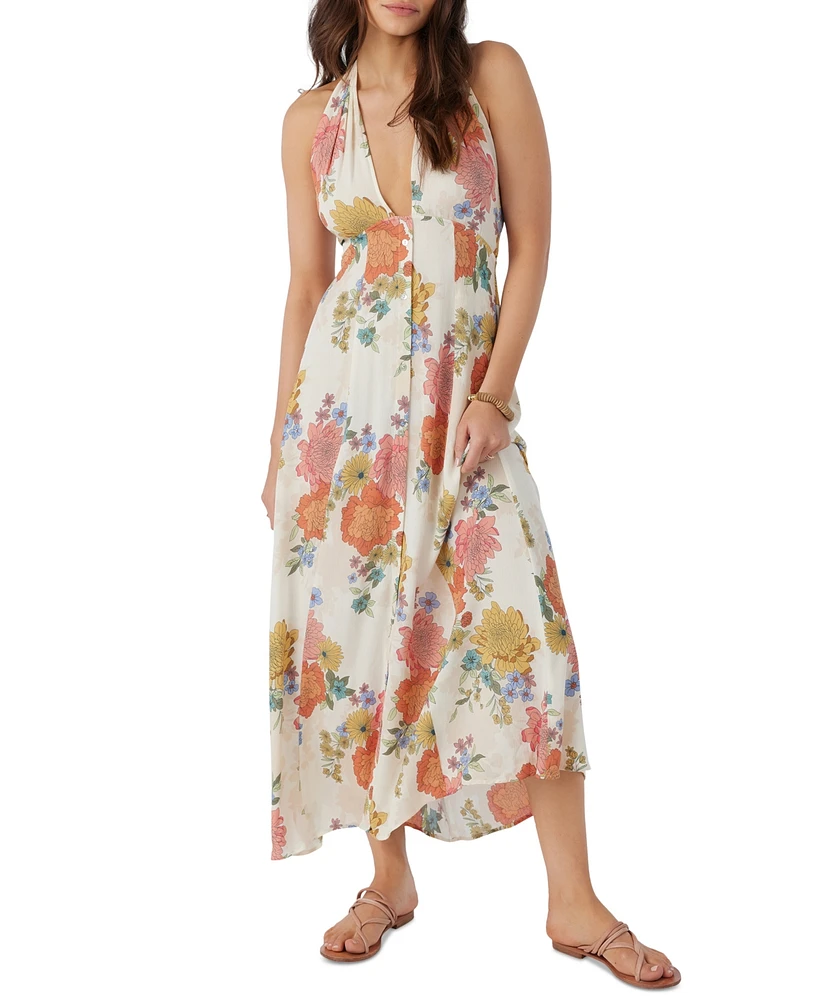 O'Neill Juniors' Jemma Floral Maxi Dress