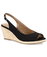 Style & Co Women's Darlitaa Peep Toe Slingback Wedge Pumps, Created for Macy's