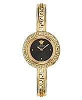 Versace Women's Swiss Gold Ion Plated Stainless Steel Bangle Bracelet Watch 28mm