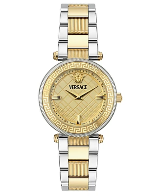 Versace Women's Swiss Two-Tone Stainless Steel Bracelet Watch 35mm