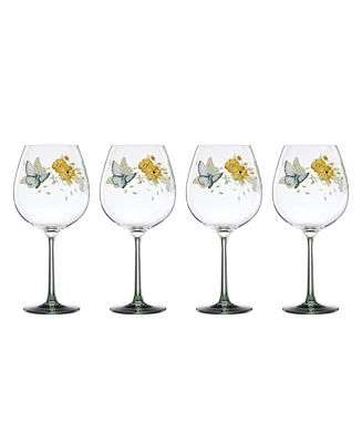 Lenox Butterfly Meadow Balloon Wine Glasses, Set of 4