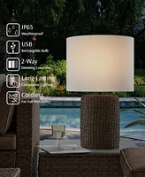 Lite Source Outdoor Cordless Sujay Table Lamp