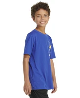 adidas Big Boys Short Sleeve Illustrated Linear T-Shirt