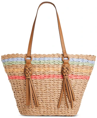 Style & Co Straw Tote, Created for Macy's