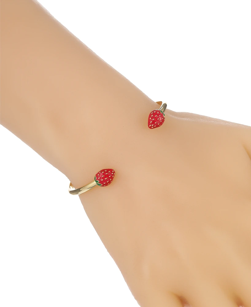 Macy's Flower Show Strawberry Cuff Bracelet, Created for Macy's