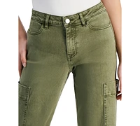 Dollhouse Juniors' Wide-Leg Mid-Rise Pants