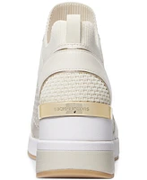 Michael Kors Women's Georgie Knit Lace-Up Trainer Sneakers