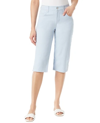 Glorial Vanderbilt Petite Lorelai Skimmer Capri Jeans