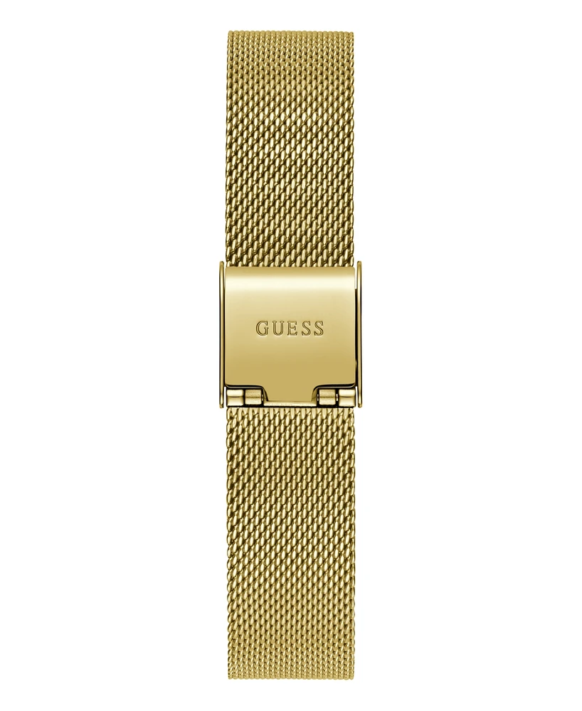 Guess Women's Analog Gold-Tone Stainless Steel Mesh Watch 30mm - Gold