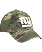Men's '47 Brand Camo New York Giants Woodland Logo Clean Up Adjustable Hat