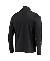 Men's Under Armour Black Texas Tech Red Raiders Sideline Performance Lightweight Quarter-Zip Jacket