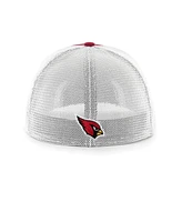 Men's '47 Brand Cardinal Arizona Cardinals Leather Head Flex Hat