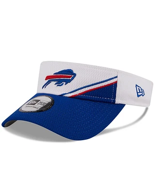 Men's New Era White, Royal Buffalo Bills 2023 Sideline Adjustable Visor