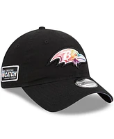 Men's New Era Black Baltimore Ravens 2023 Nfl Crucial Catch 9TWENTY Adjustable Hat