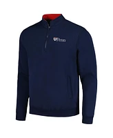 Men's Colosseum Navy Pennsylvania Quakers Tortugas Quarter-Zip Sweatshirt