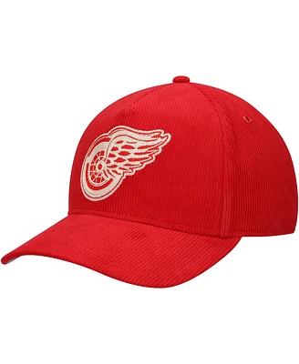 Men's American Needle Red Detroit Red Wings Corduroy Chain Stitch Adjustable Hat