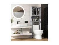 Bathroom Spacesaver Over the Toilet Door Storage Cabinet