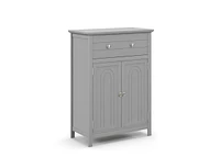 2-Door Freestanding Bathroom Cabinet with Drawer and Adjustable Shelf