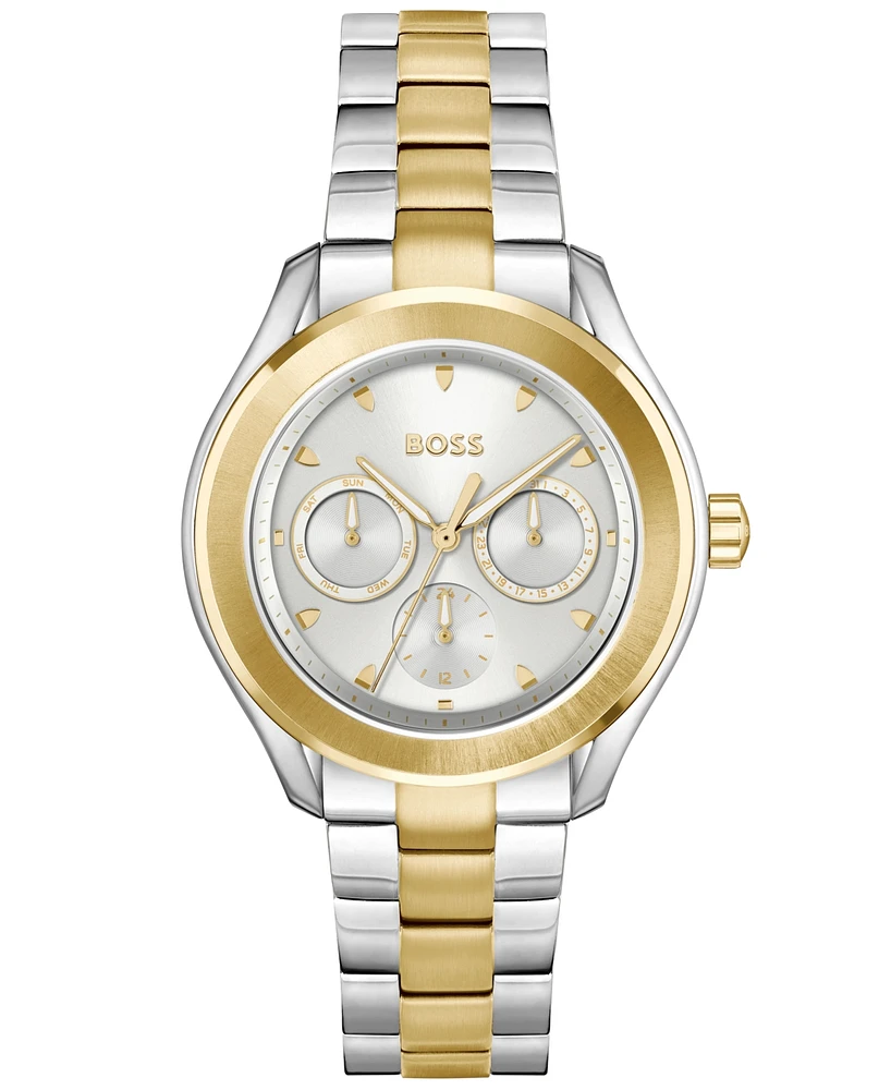 Hugo Boss Women's Lida Quartz Multifunction Two Tone Stainless Steel Watch 38mm - Two