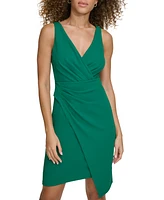 Siena Women's Origami-Pleat Sleeveless Bodycon Dress