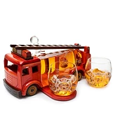 The Wine Savant Firetruck Decanter, Set of 3