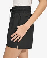 Andrew Marc Sport Women's Lightweight Stretch-Weave Drawstring Shorts