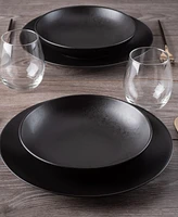 Porto by Stone Lain Semplice Stoneware 24 Pc. Dinnerware Set, Service for 8