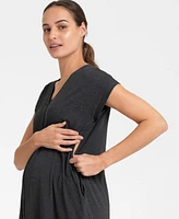Seraphine Women's Hospital Bag Maternity and Labor Gown Cotton