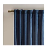Madison Park Andora Botanical Embroidered Curtain Panel, 50"W x 95"L