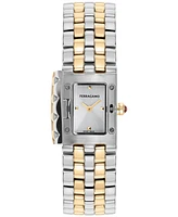 Salvatore Ferragamo Women's Swiss Two-Tone Stainless Steel Bracelet Watch 19x30mm