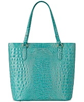 Brahmin Ezra Melbourne Large Embossed Leather Tote