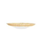 Vietri Rufolo Glass Brushstroke Medium Shallow Bowl