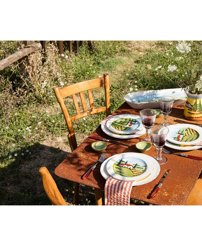 Vietri Terra Toscana Dinner Plate